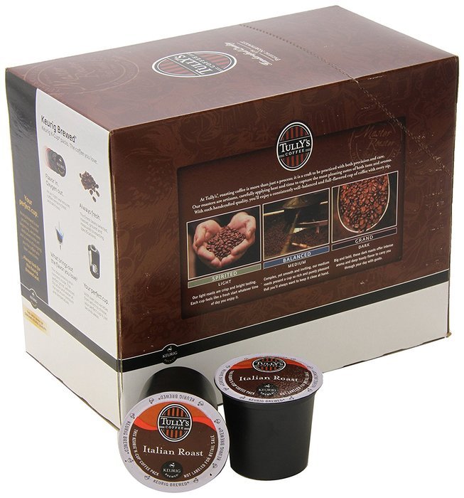 Tully's Coffee French Roast, Keurig K-Cups, 72 Count N51