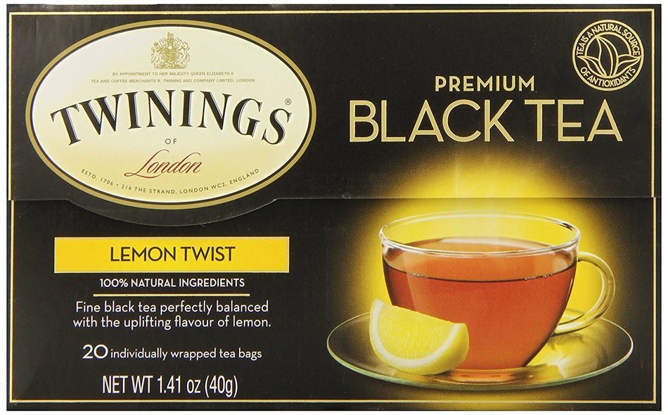 Twinings Pure Peppermint Herbal Tea, 1.41 Ounce Box, 20 Count N47