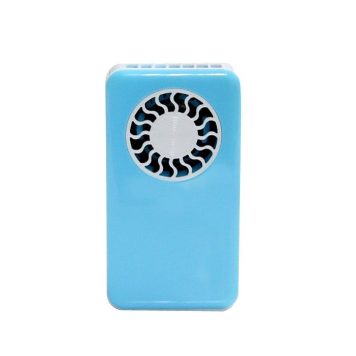 Wensltd Portable Handheld USB Fan Air-Circulator Rechargeable Battery Mini Cooler (White)