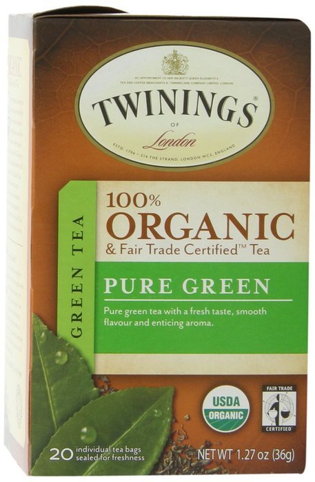 Twinings Pure Peppermint Herbal Tea, 1.41 Ounce Box, 20 Count N55