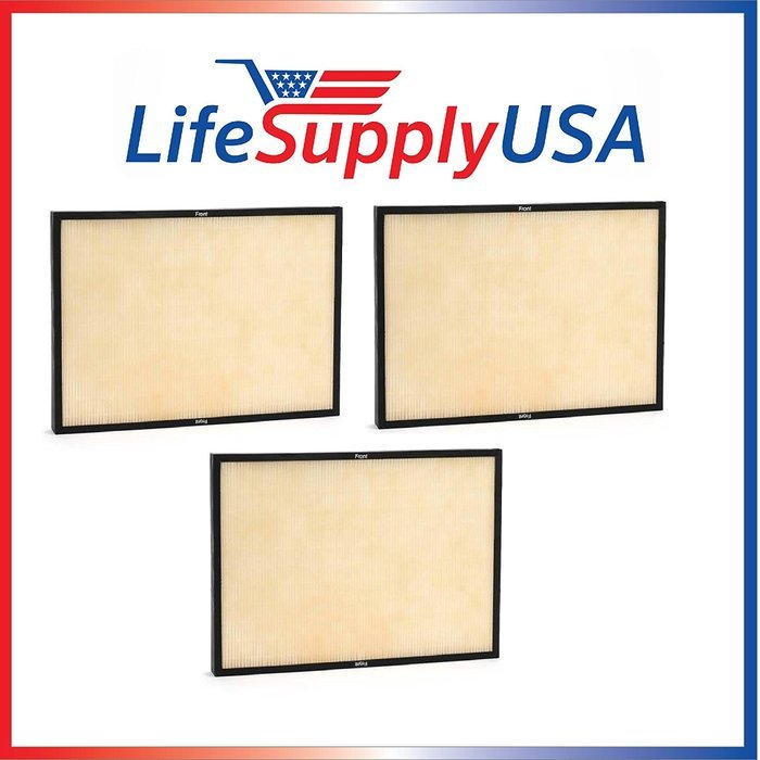 3 pcs True HEPA replacement Filter for Rabbit Air models SPA-421A & SPA-582A by Vacuum Savings