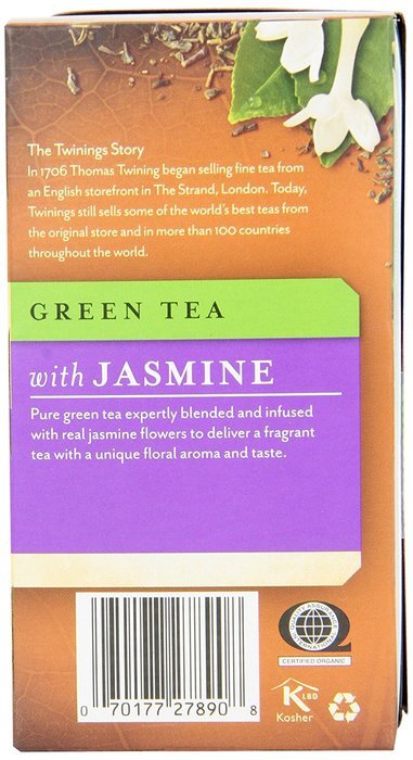 Twinings Pure Peppermint Herbal Tea, 1.41 Ounce Box, 20 Count N60