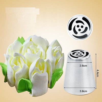 24PCS Russian Icing Piping Nozzles Tips Cake Decorating Sugarcraft Pastry Tool N3