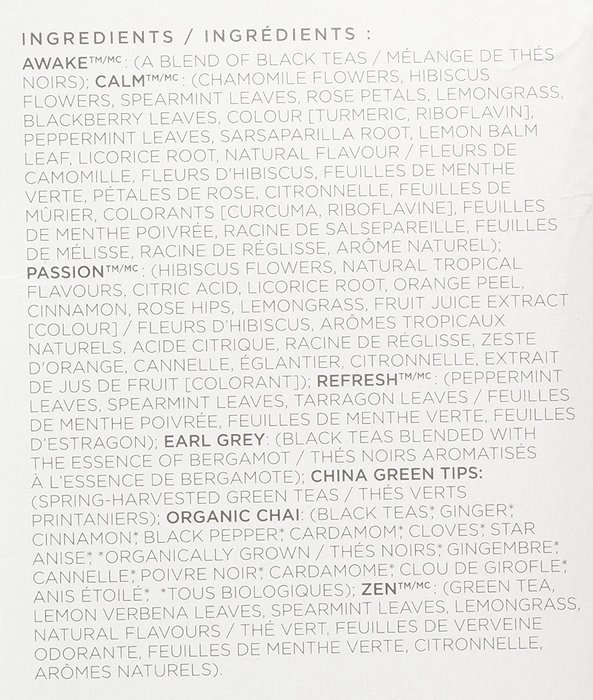 Tazo Products - Tazo - Assorted Tea Bags, Three Each Flavor, 24 Tea Bags/Box - Sold As 1 Box - Eight teas to choose... N3