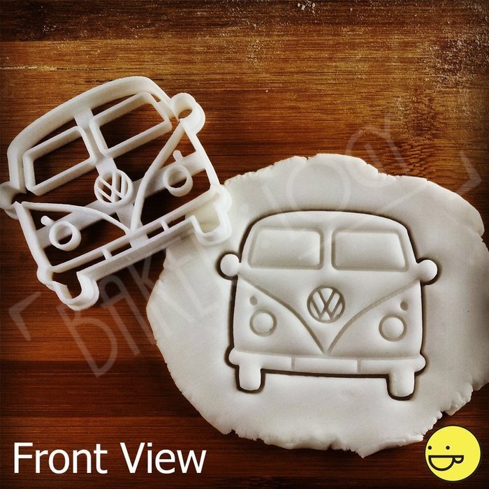 Camper Van Front View Cookie Cutter