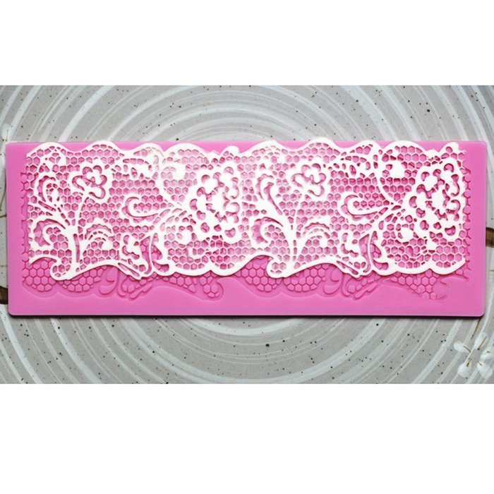 DIY Fondant Cake Lace Sugar Craft Mat Cake Texture Decorating Mold