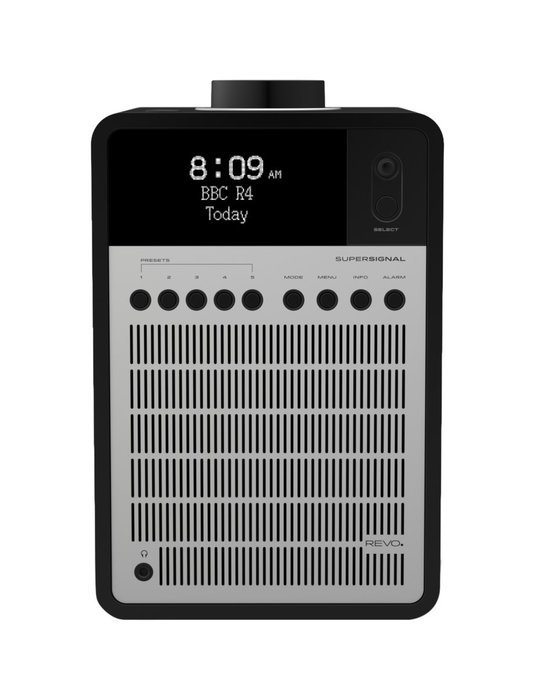 REVO SuperSignal Deluxe Radio with DAB/DAB+/FM Reception, Digital Alarm and Bluetooth Wireless Streaming - Matte... N5