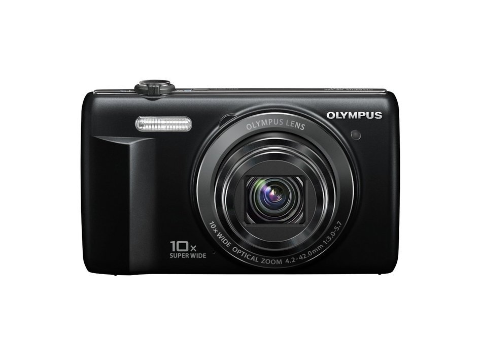 Olympus VR-340 16MP Digital Camera with 10x Optical Zoom (Silver) (Old Model)