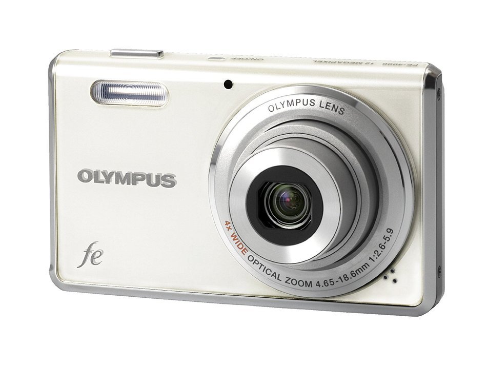 Olympus FE-4000 12MP Digital Camera with 4x Wide Angle Optical Zoom and 2.7 inch LCD (Dark Grey) N2