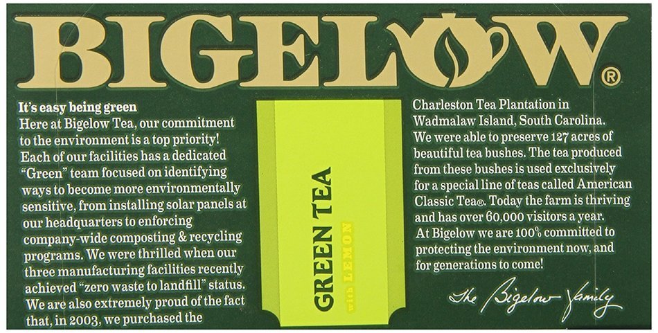 Bigelow Mixed Green Teas, 120 Count N3