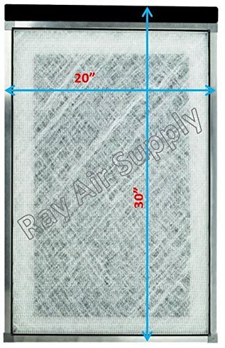 Air Ranger Replacement Filter Pads 20X30 (3 Pack) White