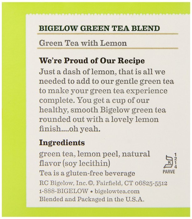 Bigelow Mixed Green Teas, 120 Count N4