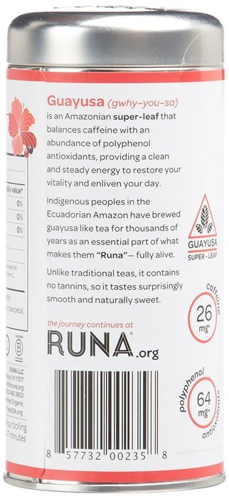RUNA Amazon Guayusa Pyramid Infusers, Hibiscus-Berry, 16 Count N5