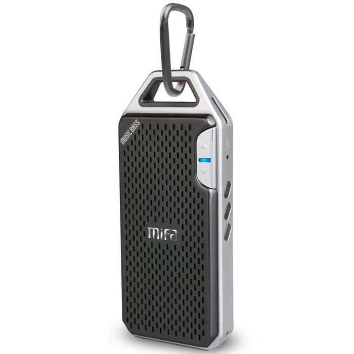 MIFA F4 Ultra-light Wireless Bluetooth Speaker Grey,With Mic,Micro SD,Hook ,And Aluminum Alloy Housing shock resistance...