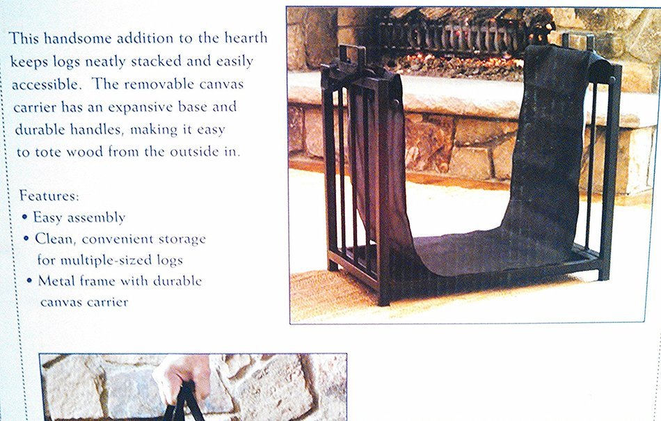 Log Holder with Canvas Carrier N2