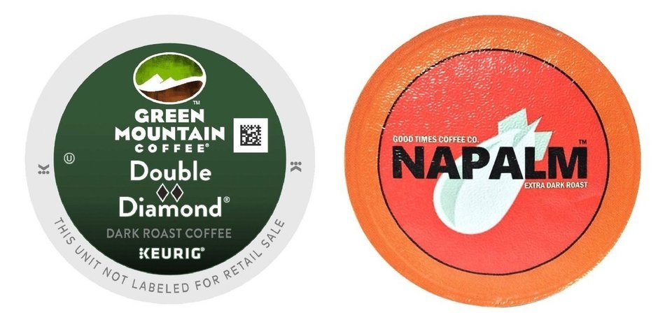 Green Mountain Coffee -- DARK MAGIC & DOUBLE BLACK DIAMOND -- Extra Bold Variety Pack 48 K-Cups for Keurig Brewers N4