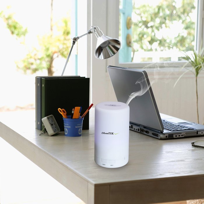 GPCT Essential Oil Diffuser, 50ml USB Powered with Timer and 7 Colorful LED Lights N7