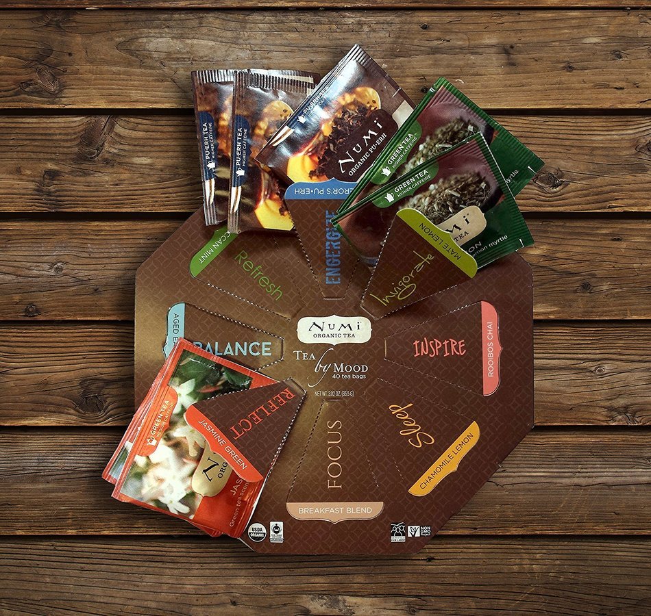 Numi Organic Tea, Tea By Mood Gift Set N3