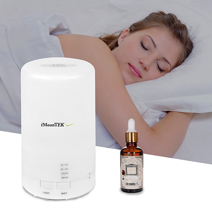 GPCT Essential Oil Diffuser, 50ml USB Powered with Timer and 7 Colorful LED Lights N8