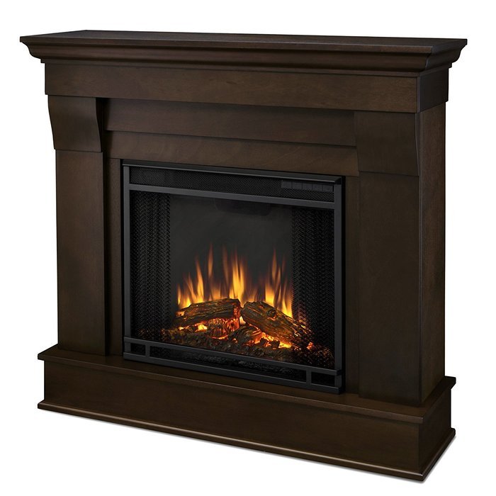 Real Flame 5910E Electric Fireplace, Small, Dark Walnut