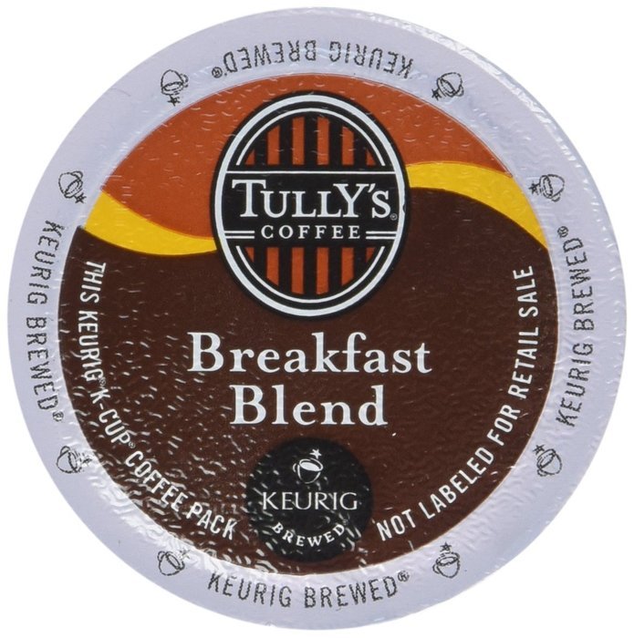 Tully's Coffee Breakfast Blend K-Cup for Keurig Brewers (Pack of 96) N9