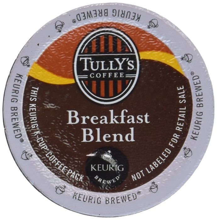 Tully's Coffee Breakfast Blend K-Cup for Keurig Brewers (Pack of 96) N11