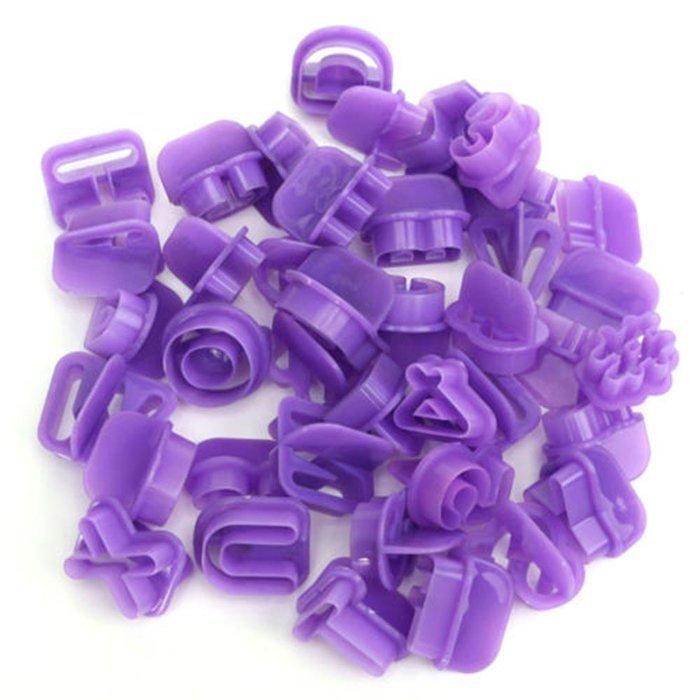 Cake & Cookie Cutters 40PCS Plastic Alphabet Letter Cake Biscuit Baking Mould Fondant Cookie Cutters N5