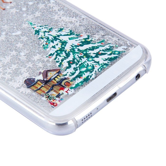 Galaxy Note 5 Case,Galaxy Note 5 Liquid Cover,PHEZEN Christmas Tree Santa Claus Design Cool Quicksand Moving Stars... N28