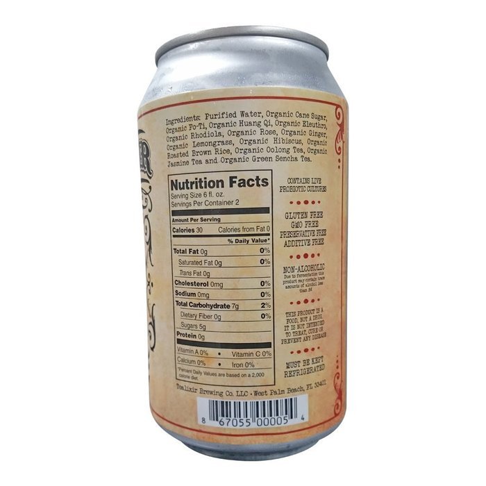 TEALIXIR HERBAL KOMBUCHA - China Rose - Inspired by Traditional Chinese Medicine, this herbal tonic features Fo-Ti... N4