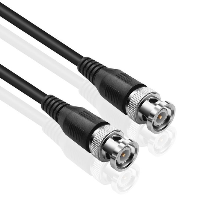 TNP BNC Cable - BNC Male To Male Extension Connector Adapter RF Professional RG-58/U Grade Coaxial Wire Cord Cable... N2