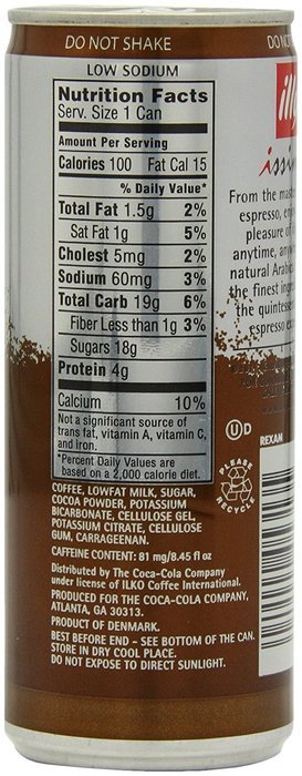 illy issimo Coffee Drink, Caff&egrave;, 6.8-Ounce Cans (Pack of 12) N47