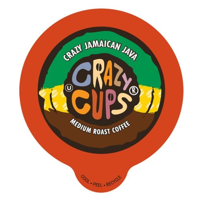 Crazy jamaican java flavored coffee single serve cups for keurig k cup