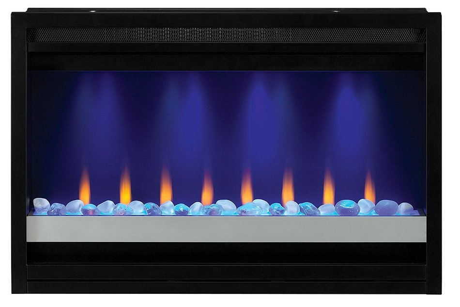 ClassicFlame 36EB221-GRC 36" Contemporary Built-in Electric Fireplace Insert, 240 volt