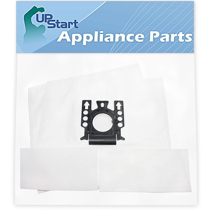 8 Replacement Miele Compact C2 TotalCare Vacuum Bags with 8 Micro Filters - Compatible Miele Type FJM Vacuum Bags...