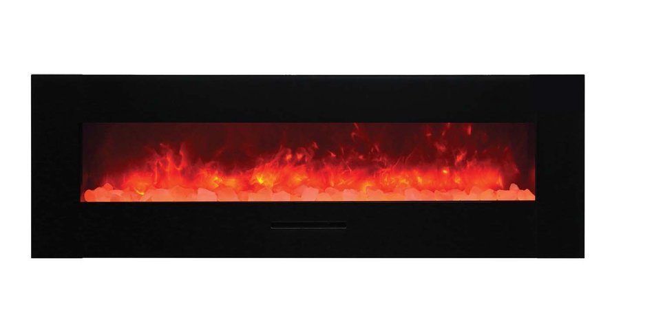 Amantii Wall Mount / Flush Mount Series Electric Fireplace with Ice Media Kit, 60 Inch N21