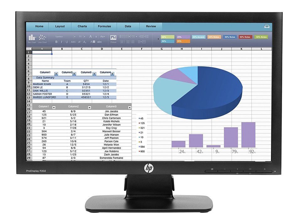HP Business K7X27A8#ABA 20" P202 LED Monitor N2