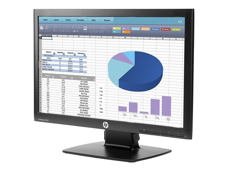 HP Business K7X27A8#ABA 20" P202 LED Monitor N3