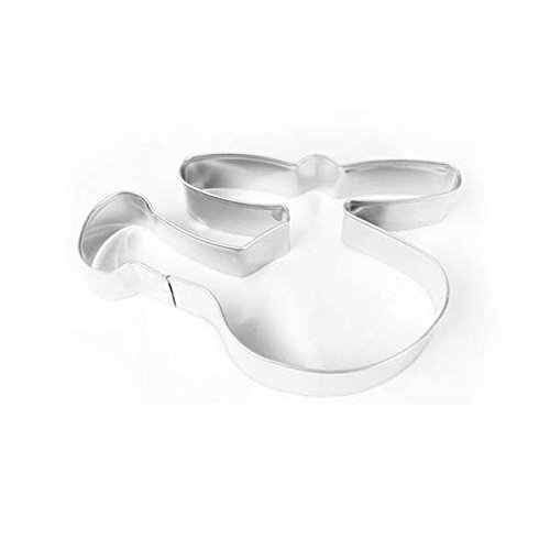Stainless Steel Helicopter Shape Cookie Cutter Cake Baking Mold shopping N3