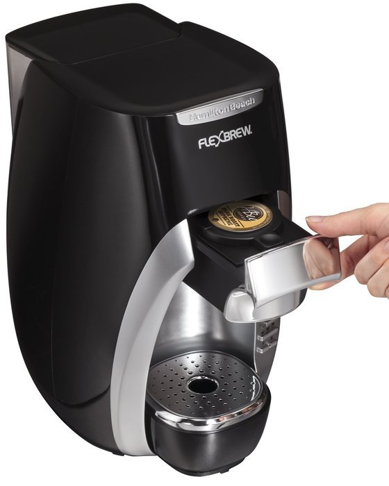Hamilton Beach 49996 FlexBrew Programmable Single-Serve Coffeemaker, Black