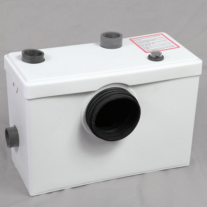 3 INLETS 400X270X180MM MACERATOR PUMP FOR TOILET WC & BASIN SINK & BATH & DISH WASHER OR ANY SANITARY WATER WASTE... N2
