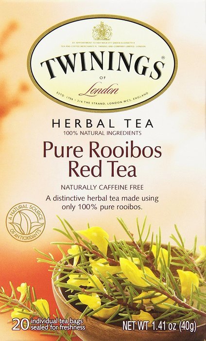 Twinings Pure Peppermint Herbal Tea, 1.41 Ounce Box, 20 Count N78