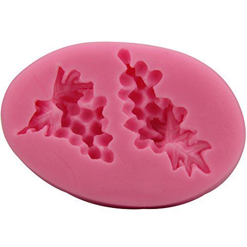 Mr.S Shop 2 Pcs/set Grape Silicone Mold Candy Chocolate Ice Soap Mold Kitchen Baking Tools，Small Size N4