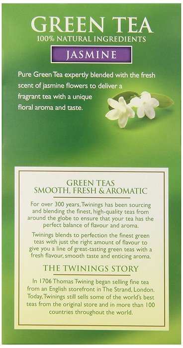 Twinings Pure Peppermint Herbal Tea, 1.41 Ounce Box, 20 Count N94