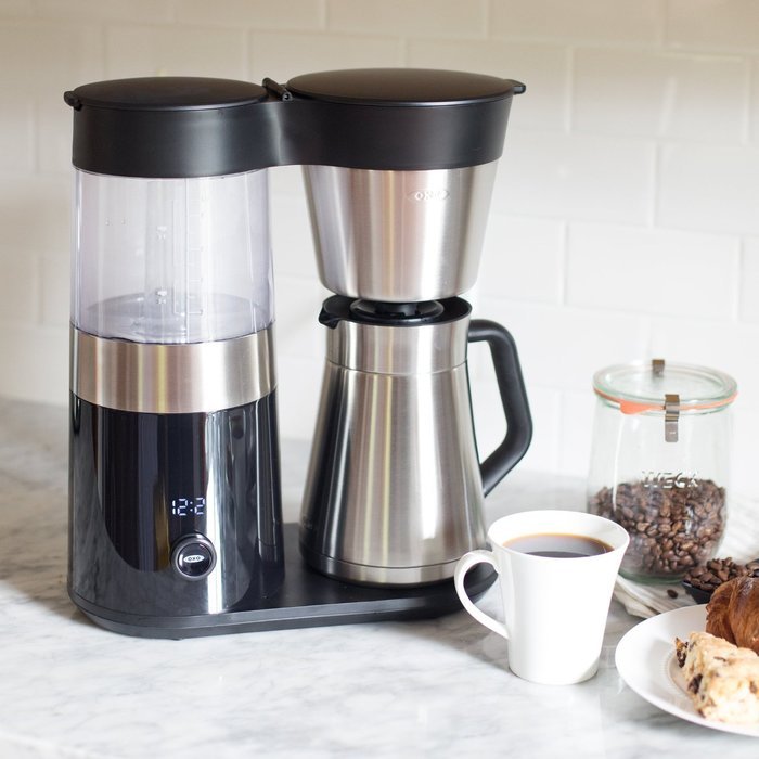 OXO On 9 Cup Coffee Maker (with 4oz Silver Canyon Coffee) N2