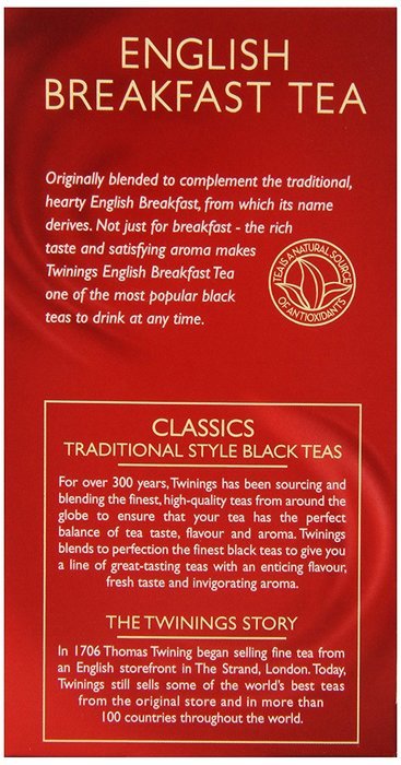 Twinings Pure Peppermint Herbal Tea, 1.41 Ounce Box, 20 Count N95
