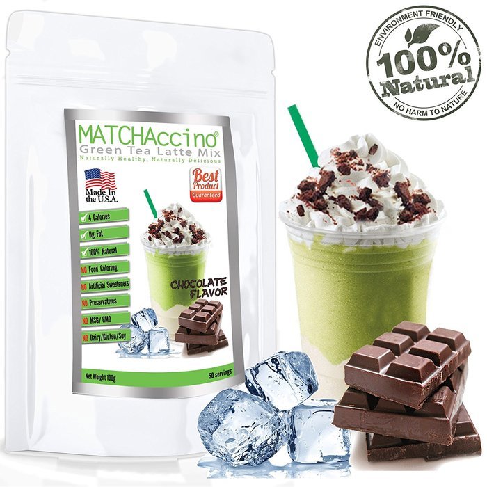 MATCHAccino - Naturally Flavored Matcha Green Tea Powder (Vanilla) N5