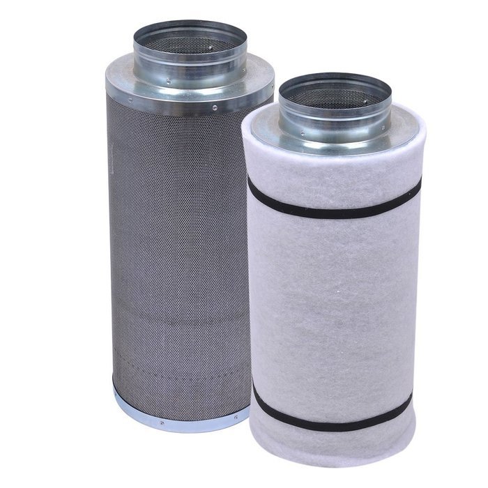 Coconut Activated Charcoal Carbon Filter for Grow Rooms: Multiple Sizes Available (8" x 26") N2