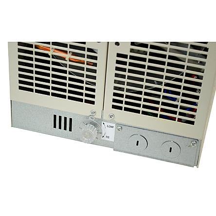 Beige Modern Durable Steel Electric Garage Heater | Contemporary Indoor / Outdoor Rooms Space Heater for Your... N2