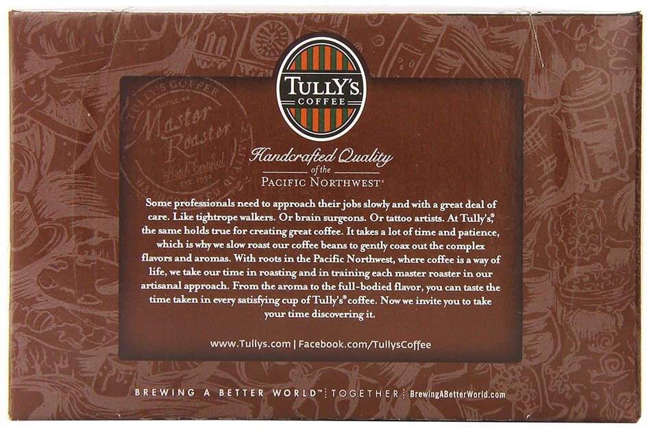 Tully's Coffee French Roast, Keurig K-Cups, 72 Count N63