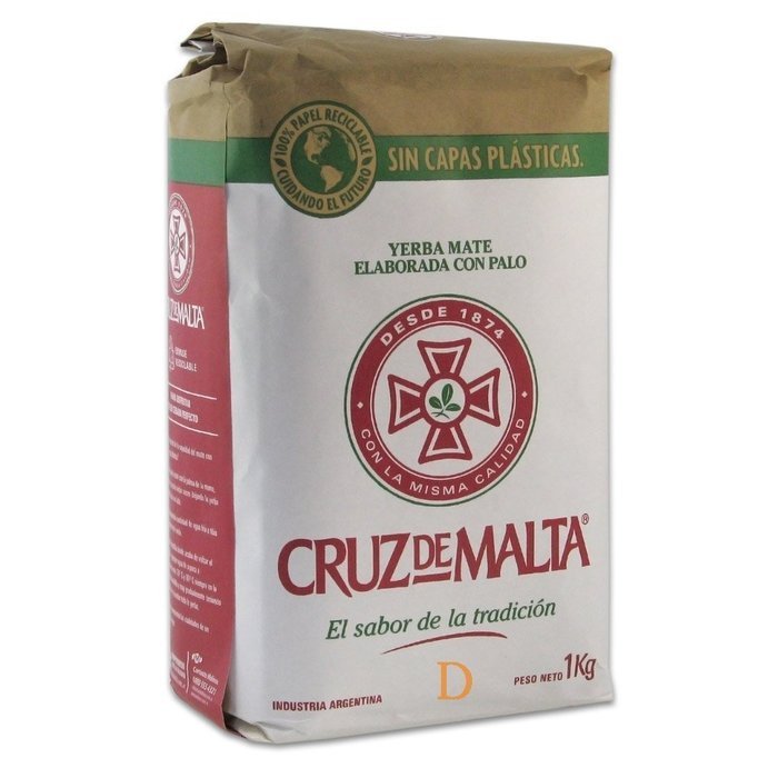 Yerba Mate Cruz de Malta - 3 bags of 2.2 Lbs each